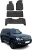 1998-2007 Lexus LX470 Tappetini TPE Nero 4 pezzi Anteprima dell’immagine prodotto 1