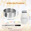 Tortenring Set Edelstahl,3 teilig Kuchen Zubehör, Produktbild-Vorschau 2
