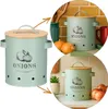 KINVARA | Bac à oignons - Bac en métal - 19,5 cm - menthe - Voir les images du produit 4