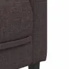 The Living Store 2-tlg. Sofagarnitur Dunkelbraun Stoff Produktbild-Vorschau 6