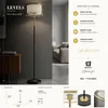 Lampadaire en métal, noir, 153 cm Voir les images du produit 9