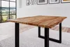 Baumkantentisch 120x80cm Mailand, Sheesham-Holz Produktbild-Vorschau 4