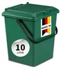 Garantia -Eimer 10 Liter -Mülleimer LxBxH 23x25x30 cm Produktbild-Vorschau 4