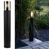 LUMILED Wegeleuchte Außen Pollerleuchte Rauchglas 60cm IP54 Produktbild-Vorschau 1