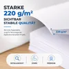 100 feuilles de papier cartonné blanc, format DIN A4, 220 Voir les images du produit 2