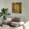 Italské plátno obraz - Polibek 80x80 cm Reprodukce Náhled obrázku produktu 3