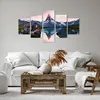 Bild auf Leinwand - Leinwandbild - Berge Felsen Wasser - Produktbild-Vorschau 6