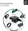 CELLONIC Chargeur USB EU-Plug 1 Port 5V 2.4A 12W noir bloc Voir les images du produit 5