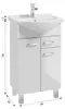Domodomo meuble de salle de bain avec lavabo, 80 x 50 x 30 Voir les images du produit 13
