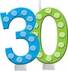 30. Geburtstag Pünktchen Kerze Produktbild-Vorschau 1