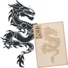 Große Malschablonen M 43x64 cm, Chinesisch Drachen Produktbild-Vorschau 1