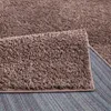 Shaggy Hochflor Teppich Wohnzimmer - 80x150 cm - Braun - Produktbild-Vorschau 6