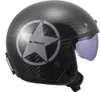 LS2 OF601 BOB II CARBON STAR Jethelm M in grau Produktbild-Vorschau 4