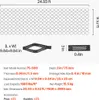 SucceBuy Grille à gravier, profondeur 75 mm, grille à gazon Voir les images du produit 7