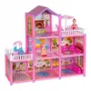 A multi-story dollhouse with furniture and dolls. Náhled obrázku produktu