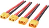 Set mit 2 Paar XT60 Stecker/Buchse + Silikonkabel 12AWG Produktbild-Vorschau 2