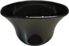 A black, glossy bowl-like object is shown against a white background. Produktbild-Vorschau