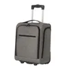 A gray trolley suitcase with a telescopic handle and wheels, shown from a slight angle against a white background. Anteprima dell’immagine prodotto