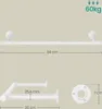 SONGMICS Kleiderstange für die Wand, 2er Set, Produktbild-Vorschau 7