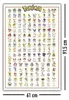 Close Up Pokémon Poster Charaktere (#001-151) Kanto, Produktbild-Vorschau 4