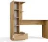 BDW, Schreibtisch mit Regal, 143×140×50 cm, Schublade, Produktbild-Vorschau 7