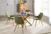 home24 Polsterstuhl - 2er-Set - Webstoff / Eiche Massiv Produktbild-Vorschau 2