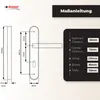 DOMINO Türgriff 72 Drückergarnitur BB-Buntbart Set | Produktbild-Vorschau 4