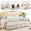 Merax Ecksofa, U-Form Sofa mit Schlaffunktion und Produktbild-Vorschau 10