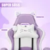 Gaming Stuhl mit Lendenwirbelstütze und Fußstütze 150kg, Produktbild-Vorschau 9