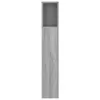 vidaXL Kopfteil mit Ablagen Grau Sonoma 140x18,5x104,5 cm - Produktbild-Vorschau 4