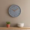 Wanduhr Beton 30cm Grau Kupfer Uhr Betongrau Wanddeko Produktbild-Vorschau 1