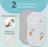 Vhodné prestieradlo do detskej postieľky pre kočík, sada 3 Náhľad obrázku produktu 4