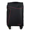 A black and red suitcase on a white background. Produktbild-Vorschau