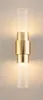 Glass & Brass - Single Tube Wall - kinkiet 45cm mosiądz Podgląd zdjęcia produktu 3