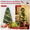 COSTWAY Albero di Natale artificiale 150 cm con cima a Anteprima dell’immagine prodotto 5