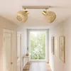 Luxolar LED Deckenlampe 2-flammig E27 Rattan Boho Produktbild-Vorschau 6