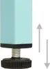Close-up of an adjustable leg on a furniture item, with arrows indicating up and down movement. Anteprima dell’immagine prodotto