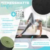 KESSER® Gymnastikmatte mit Tragegurt rutschfest TPE Produktbild-Vorschau 2