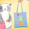 Mr. & Mrs. Panda Tote Bag Kaktus Luftballon - Sky Blue - Produktbild-Vorschau 2