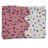 Geschirrtuch Donut-Optik mit pinker Glasur und bunten Produktbild-Vorschau 3