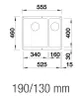 BLANCO SUBLINE 340/160-U, Schrankwaschbecken, Silgranit, Produktbild-Vorschau 10