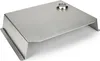 A stainless steel pizza attachment for a gas grill, with a thermometer on top. Podgląd zdjęcia produktu