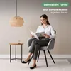 2er Set Drehbare Veloursstühle mit Ziernähten TURNO Grau Produktbild-Vorschau 9