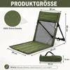 Strandmatte mit Rückenlehne,Strand Klappstuhl,Klappbar Produktbild-Vorschau 7