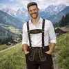 Pantaloni corti in pelle tradizionali da uomo PAULGOS - HK2 Anteprima dell’immagine prodotto 10