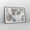 Gerahmtes Poster - Schwarzer Rahmen - Geometrie Kunst Stein Produktbild-Vorschau 8