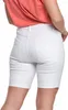 Frauen Kurze Shorts Vor Dem Knie Weissen Denim Bequemen Produktbild-Vorschau 3