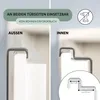 appendiabiti da porta in metallo bremermann, 3 Anteprima dell’immagine prodotto 6