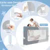 LZQ 150cm Skládací zábrana na postel, zábrana na dětskou Náhled obrázku produktu 3