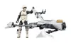 A Star Wars Scout Trooper action figure with a speeder bike. Náhled obrázku produktu